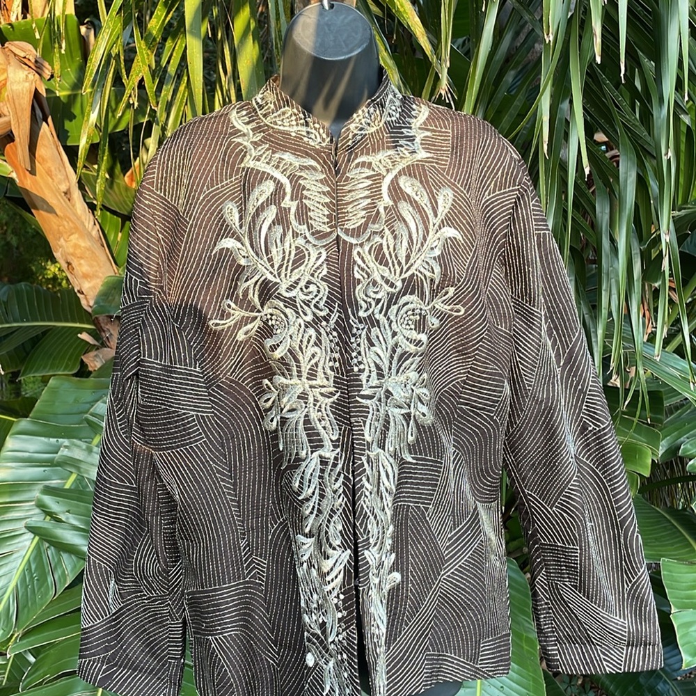 Chico, silver embroidered jacket - image 4